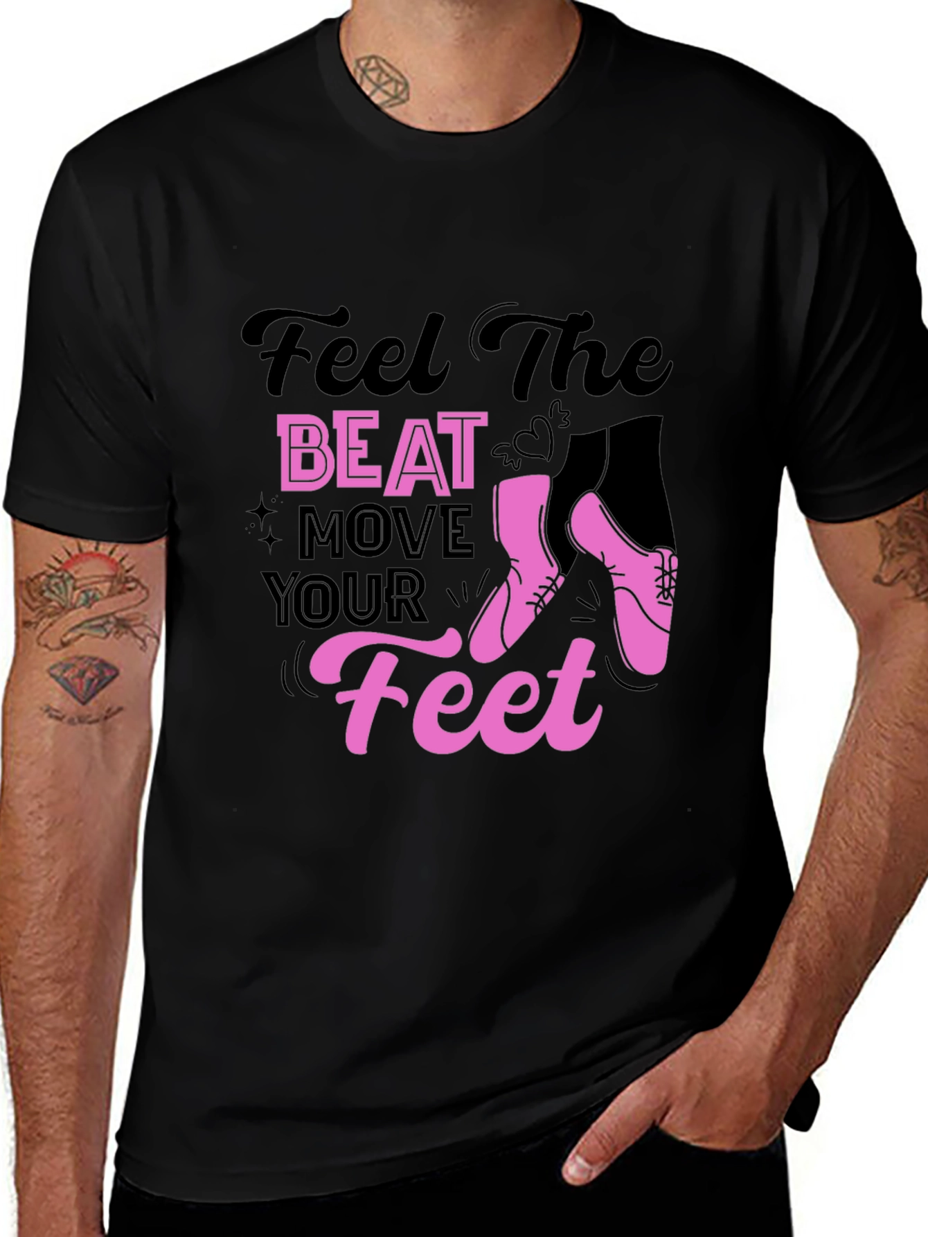 Feel The Beat T-Shirt - Dance & Music Lover Tee
