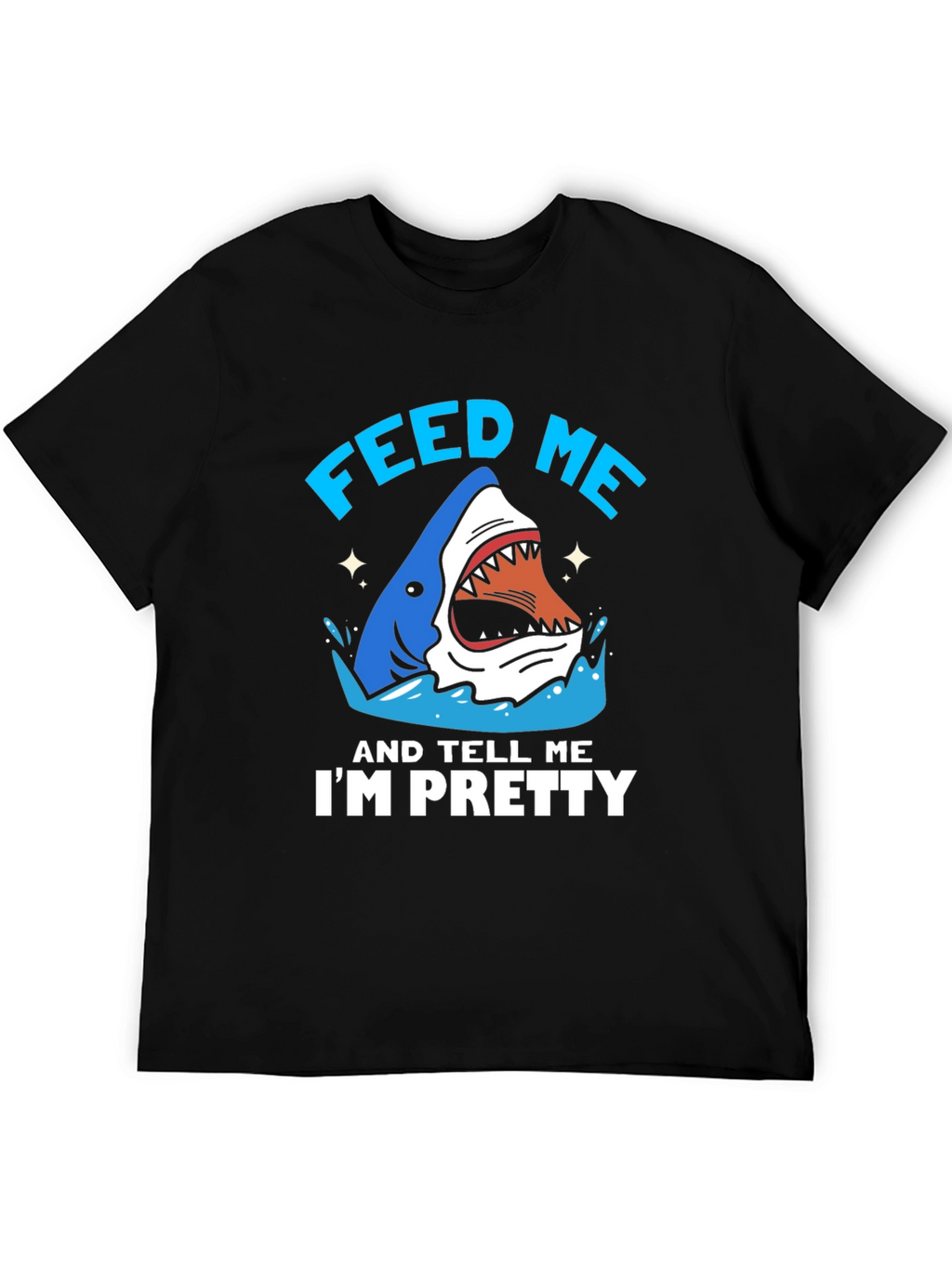 Feed Me Shark T-Shirt - Funny Ocean Lover Tee
