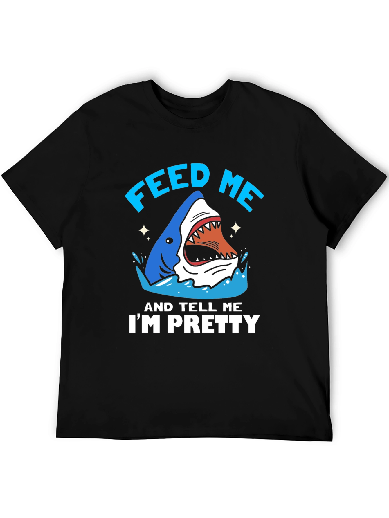 Feed Me Shark T-Shirt - Funny Ocean Lover Tee