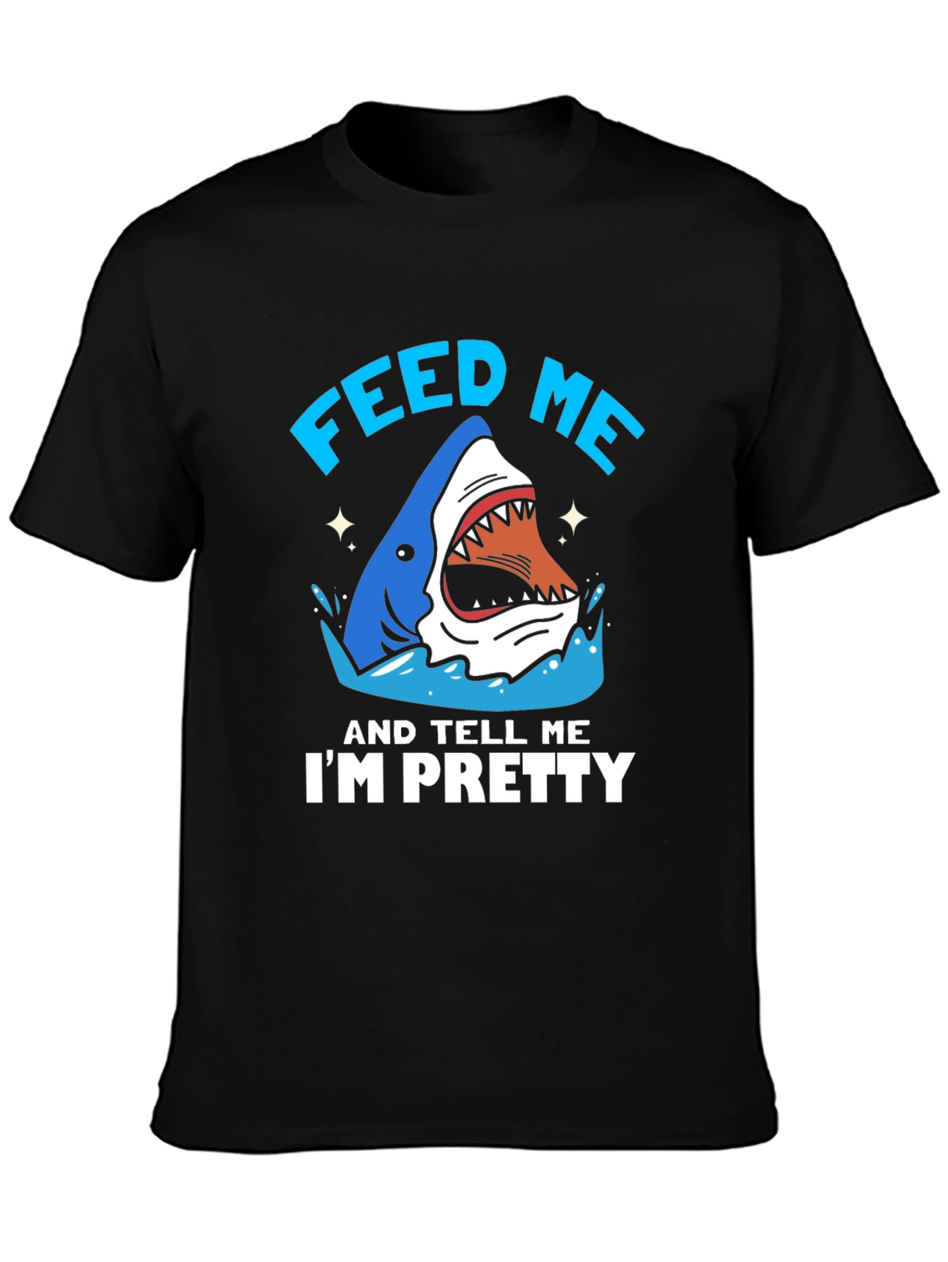 Feed Me Shark T-Shirt - Funny Ocean Lover Tee