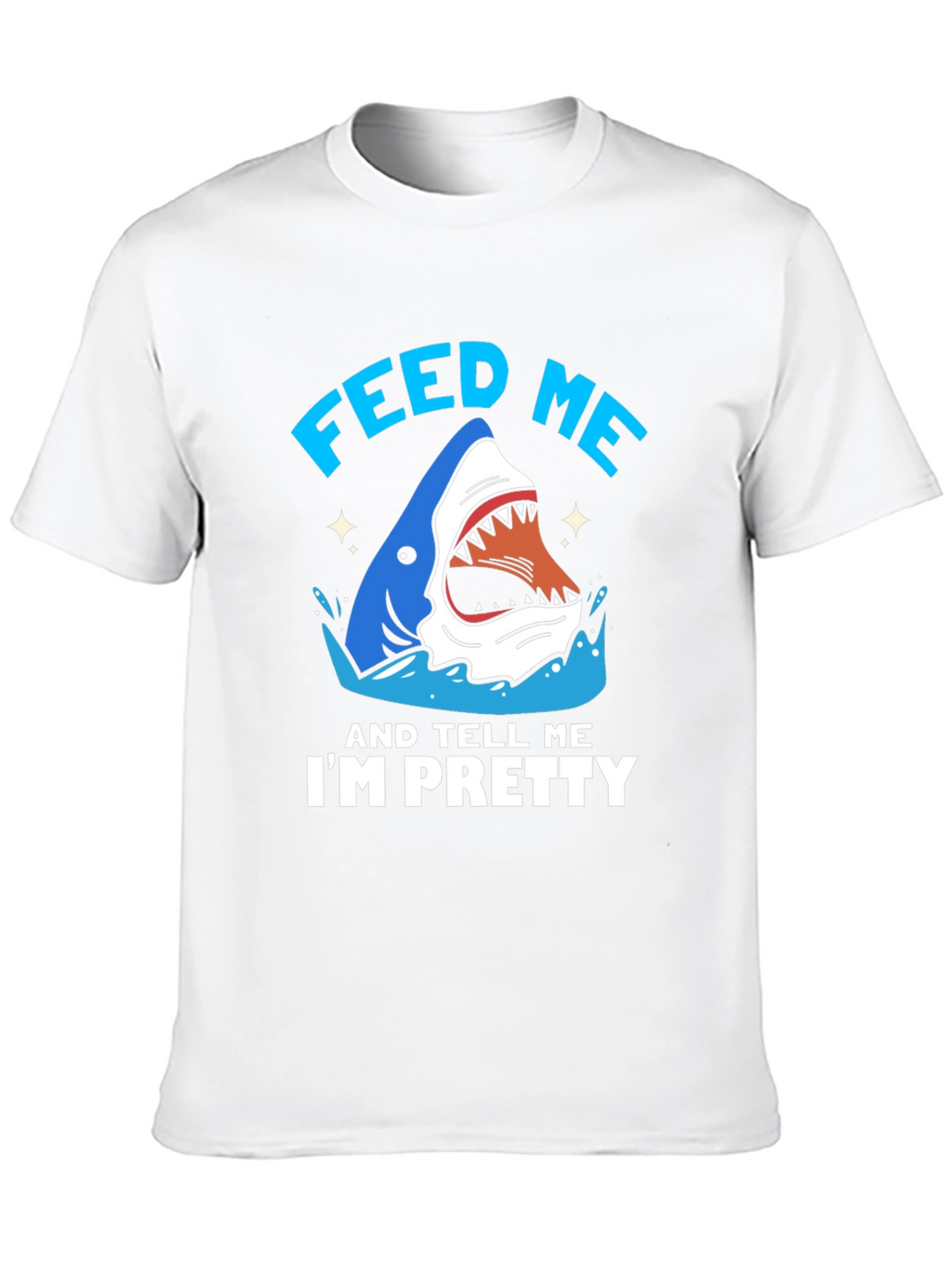 Feed Me Shark T-Shirt - Funny Ocean Lover Tee