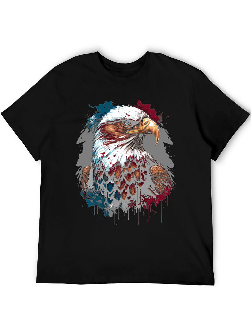 Bald Eagle Graphic T-Shirt Patriotic American Pride