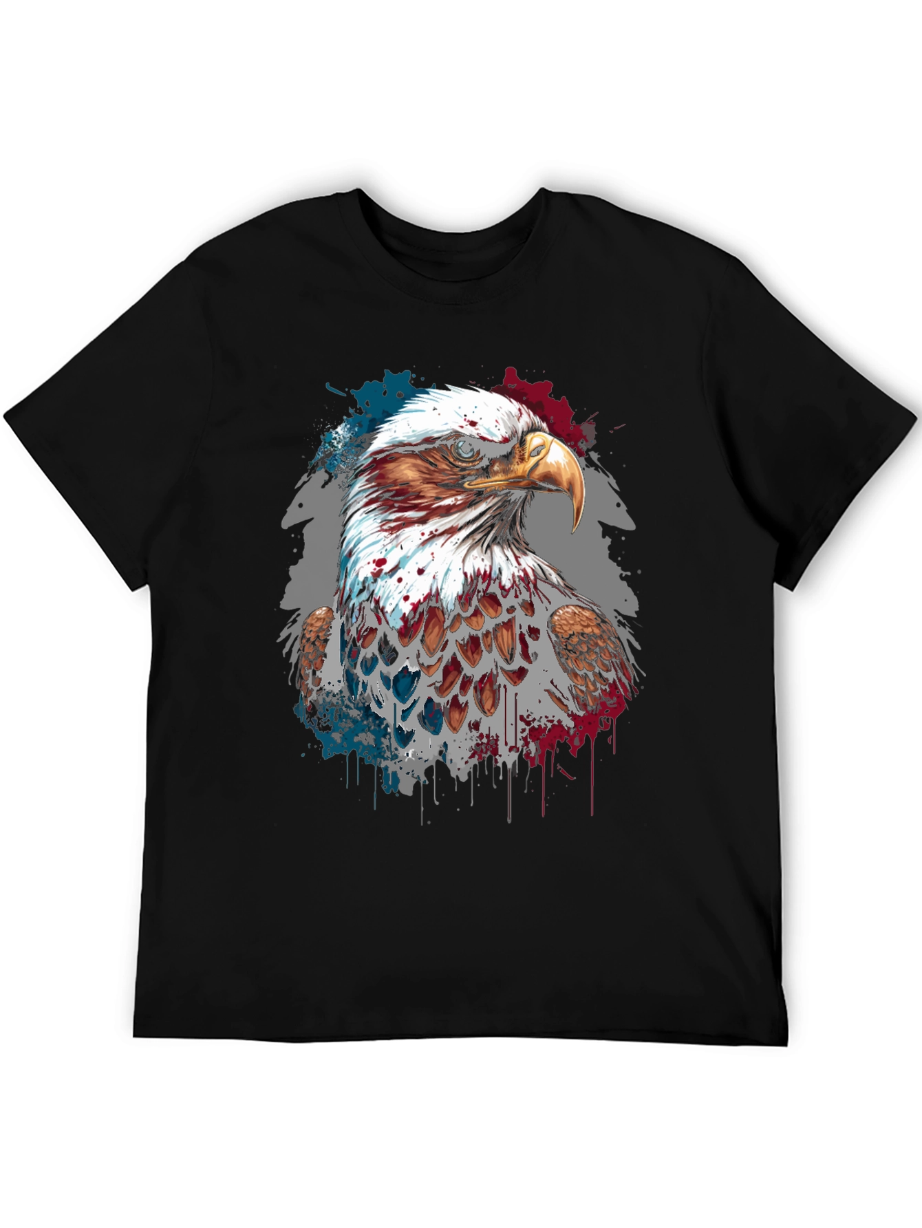 Bald Eagle Graphic T-Shirt Patriotic American Pride