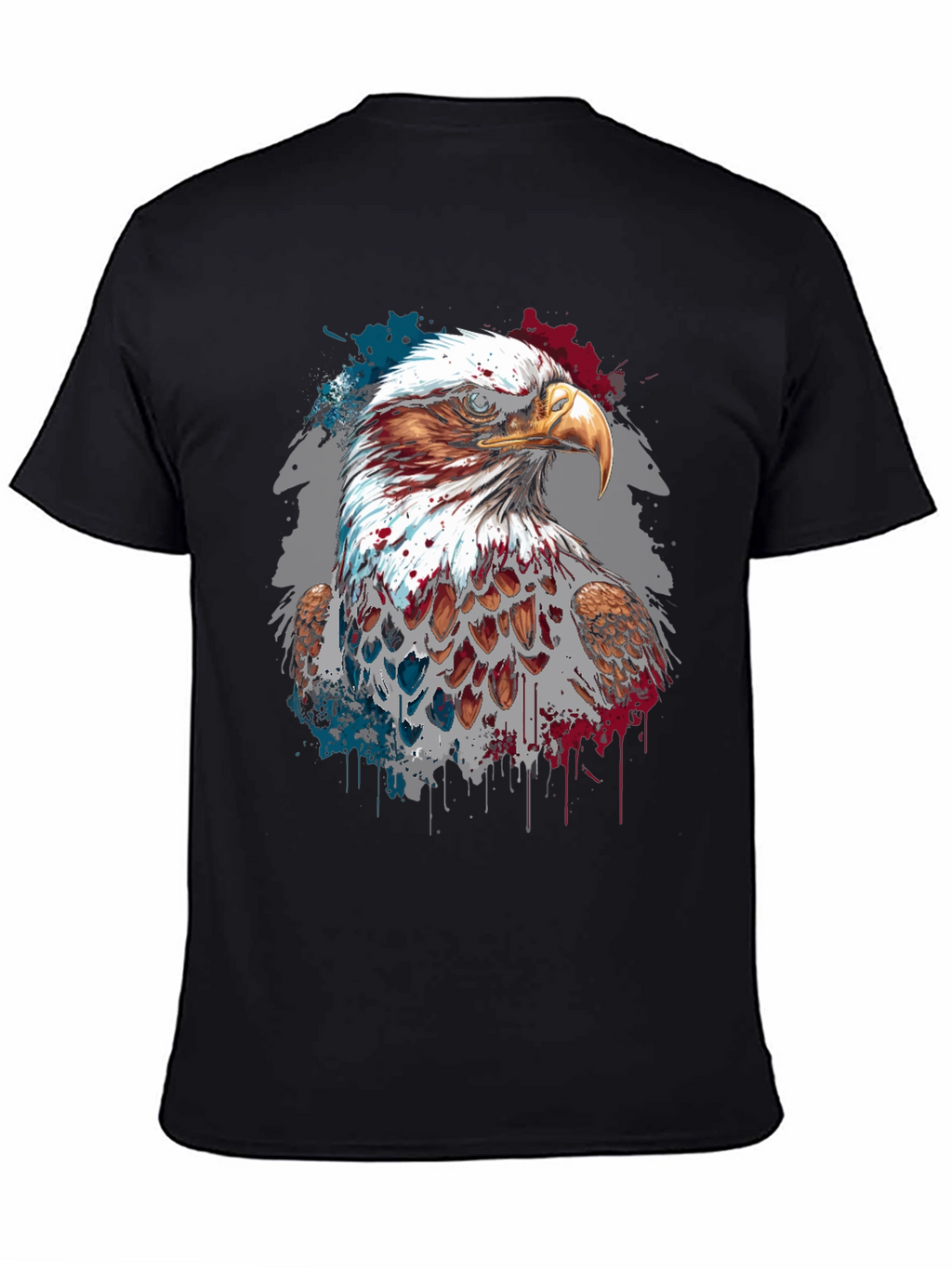 Bald Eagle Graphic T-Shirt Patriotic American Pride