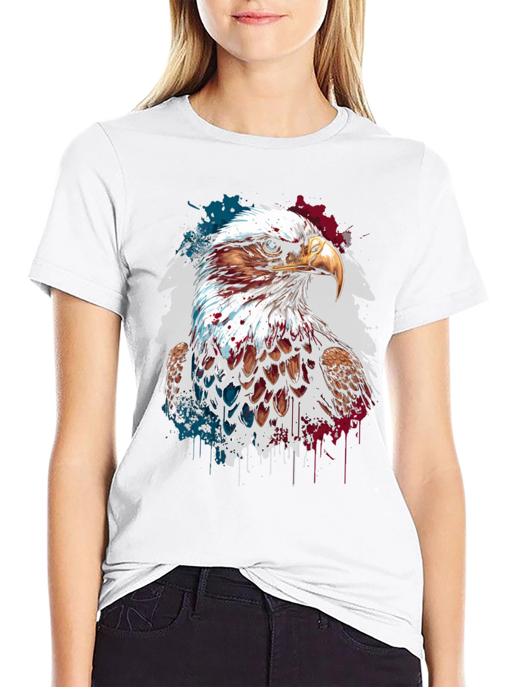 Bald Eagle Graphic T-Shirt Patriotic American Pride