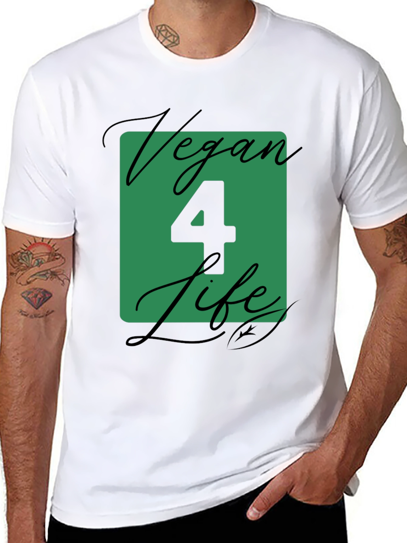 Vegan 4 Life T-Shirt - Stylish & Comfortable