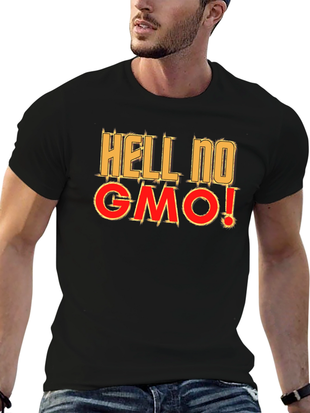 Hell No GMO T-Shirt - Anti-GMO Statement Tee