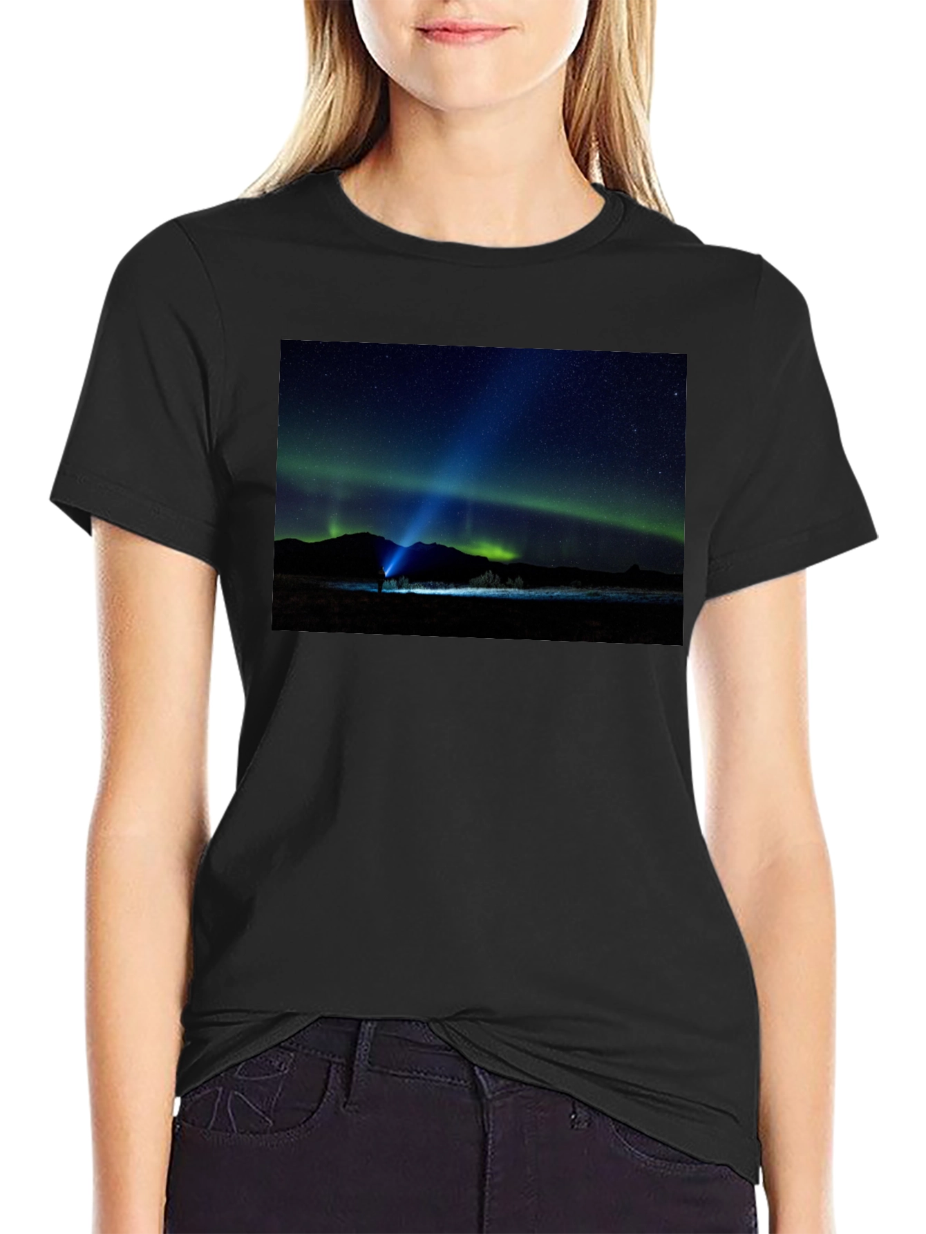 Aurora Borealis T-Shirt - Northern Lights Graphic Tee
