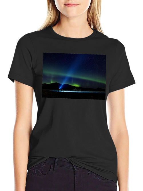 Aurora Borealis T-Shirt - Northern Lights Graphic Tee