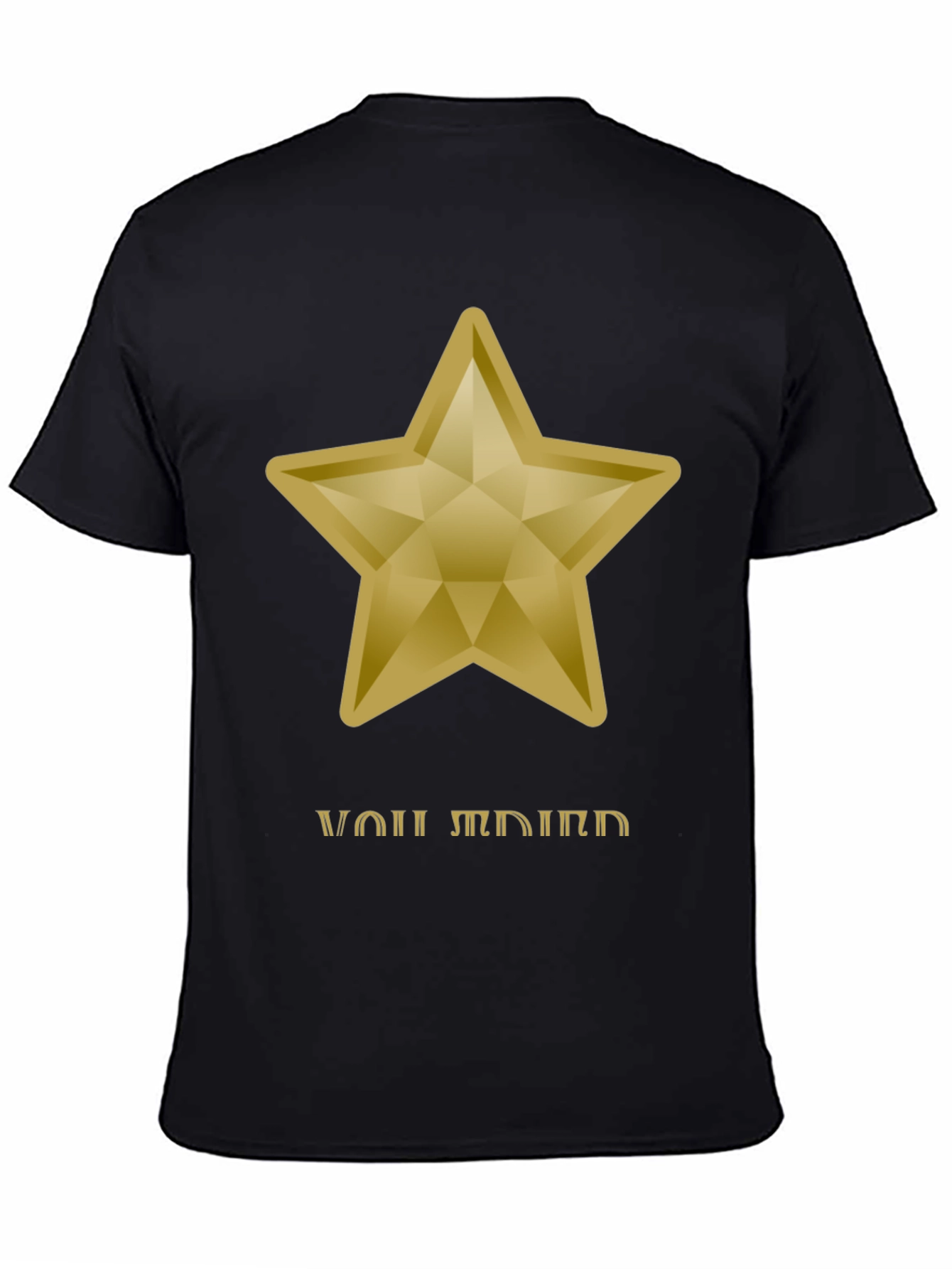 Gold Star Graphic Tee - You Shine Bright!