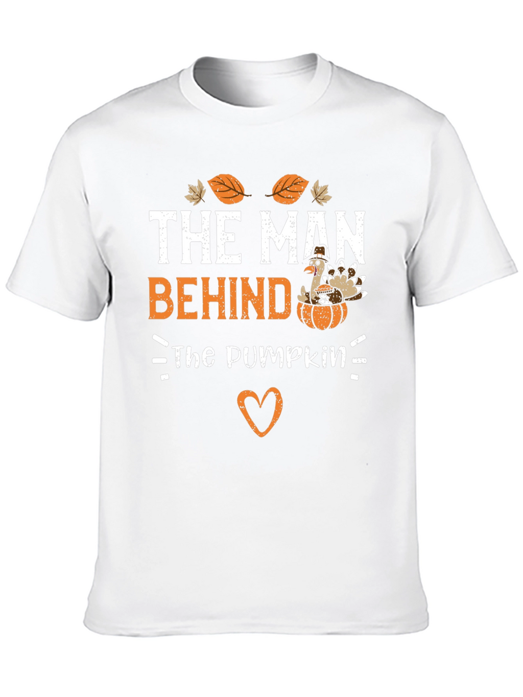 The Man Behind The Pumpkin Thanksgiving T-Shirt