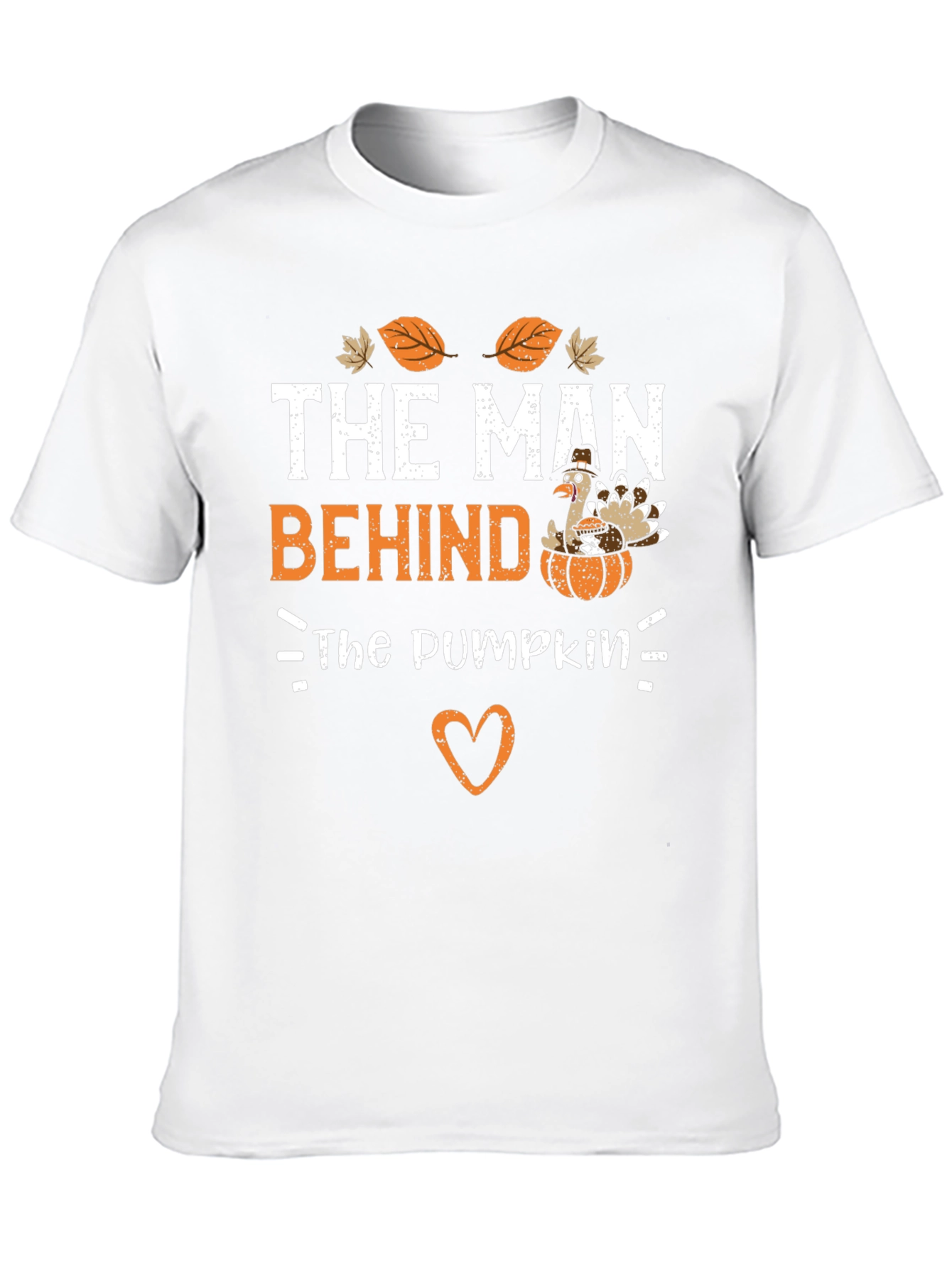 The Man Behind The Pumpkin Thanksgiving T-Shirt