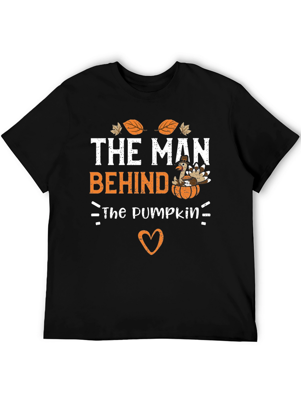 The Man Behind The Pumpkin Thanksgiving T-Shirt