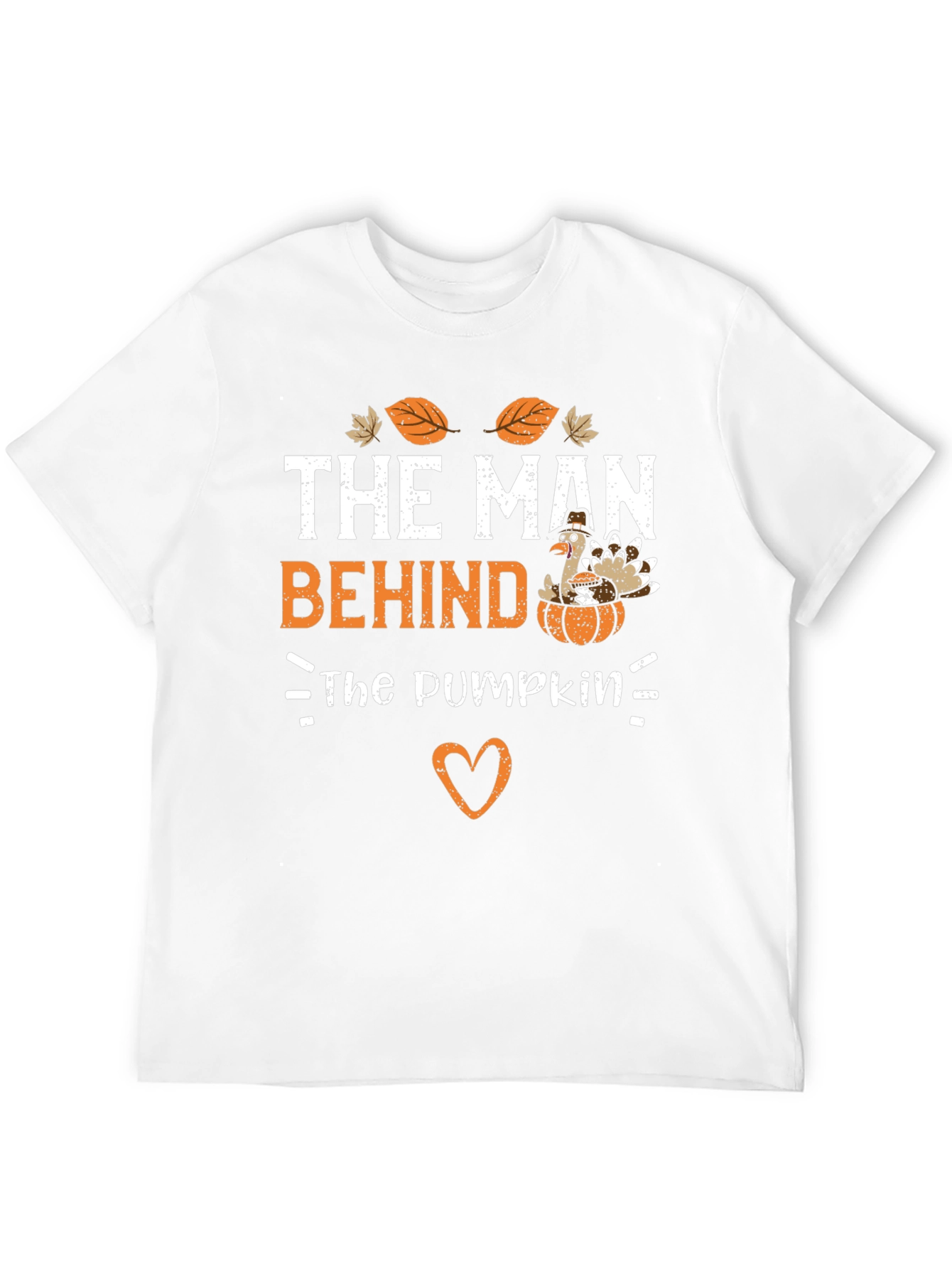 The Man Behind The Pumpkin Thanksgiving T-Shirt
