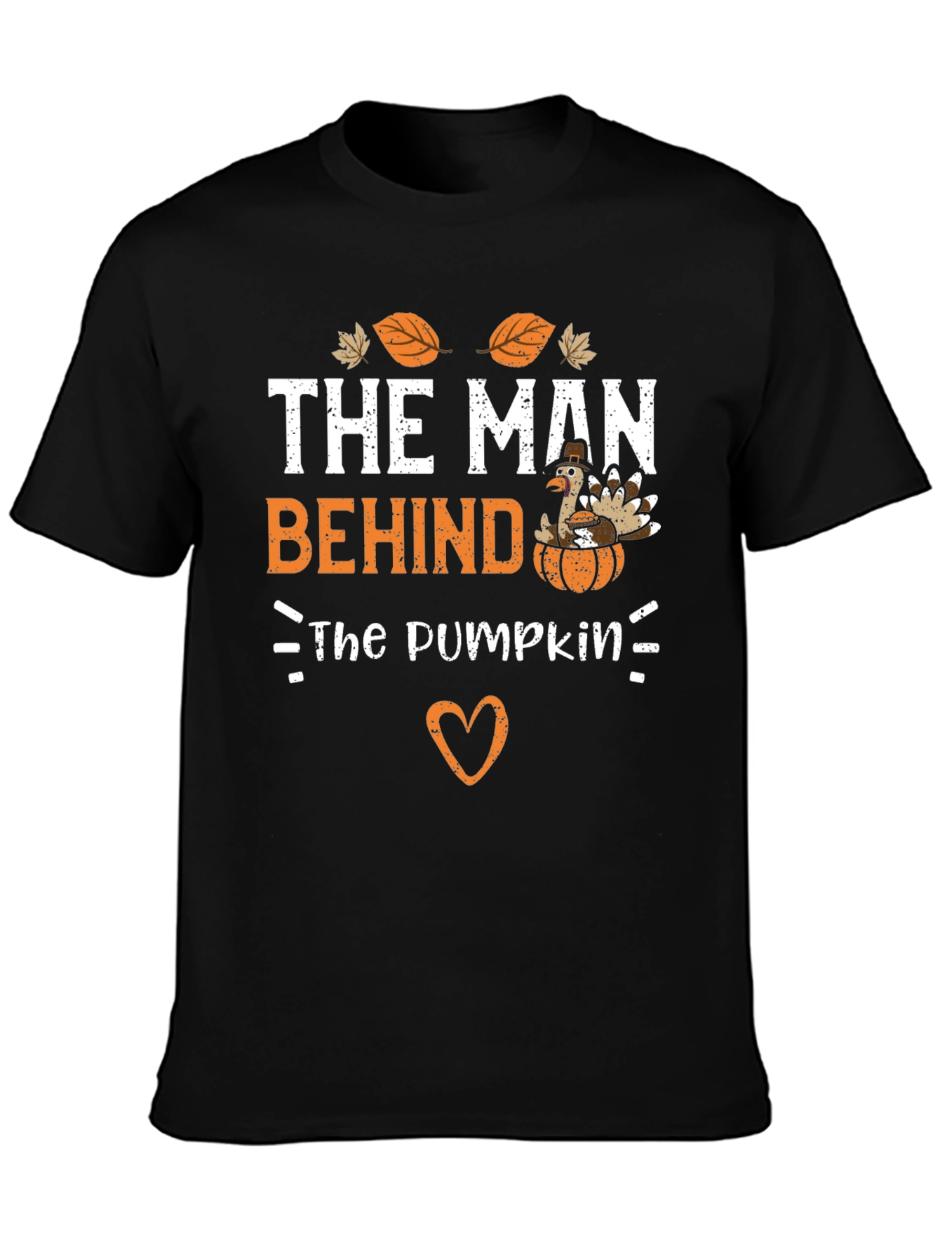 The Man Behind The Pumpkin Thanksgiving T-Shirt