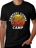 Campers Gonna Camp T-Shirt - Black