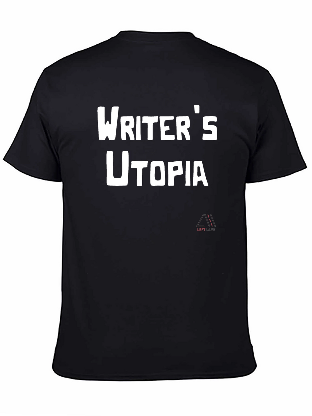 Writers Utopia Black Graphic Tee