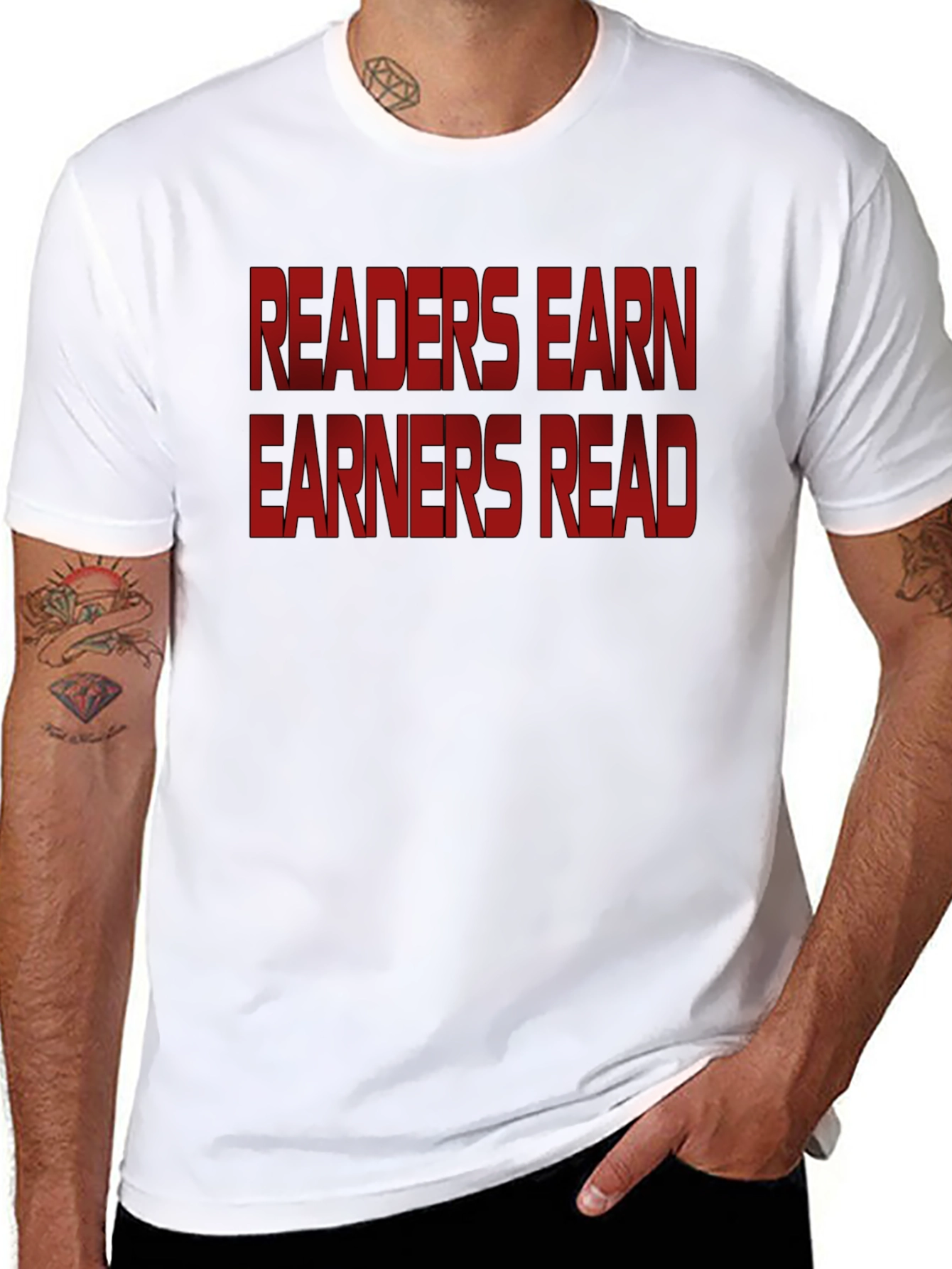 Readers Earn Earners Read - Graphic Tee
