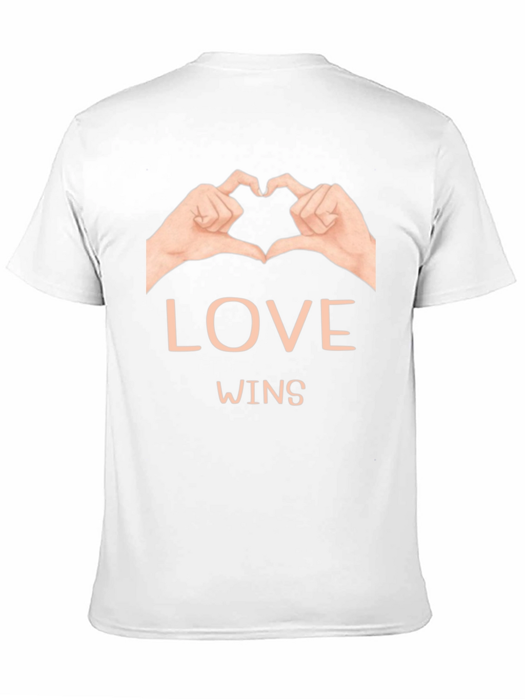 Love Wins Graphic Tee - Black Cotton Casual Shirt