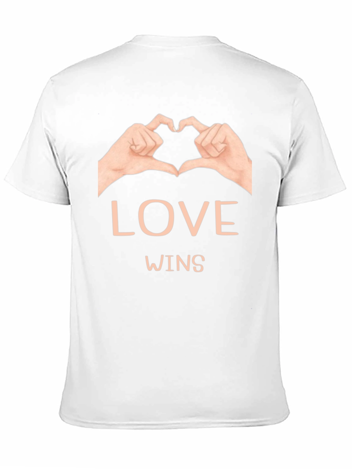 Love Wins Graphic Tee - Black Cotton Casual Shirt