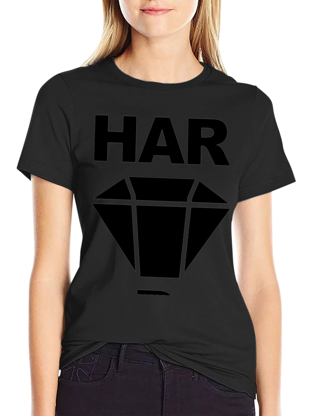 HAR Diamond Black Graphic Tee