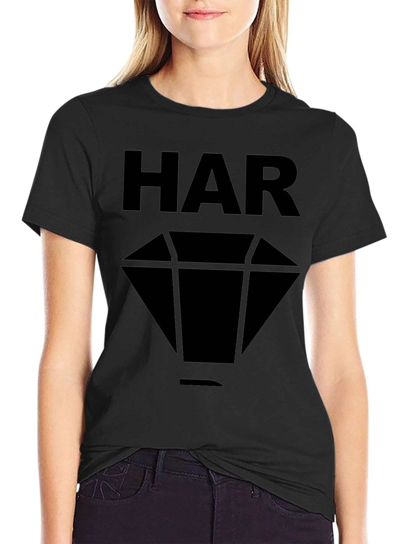 HAR Diamond Black Graphic Tee