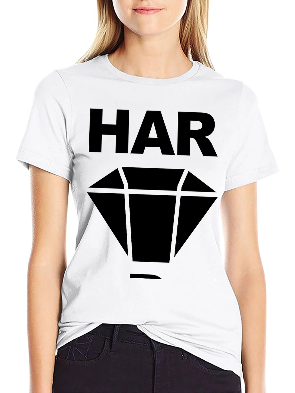 HAR Diamond Black Graphic Tee
