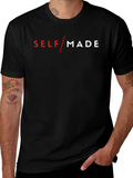 Self Made Black Graphic Tee