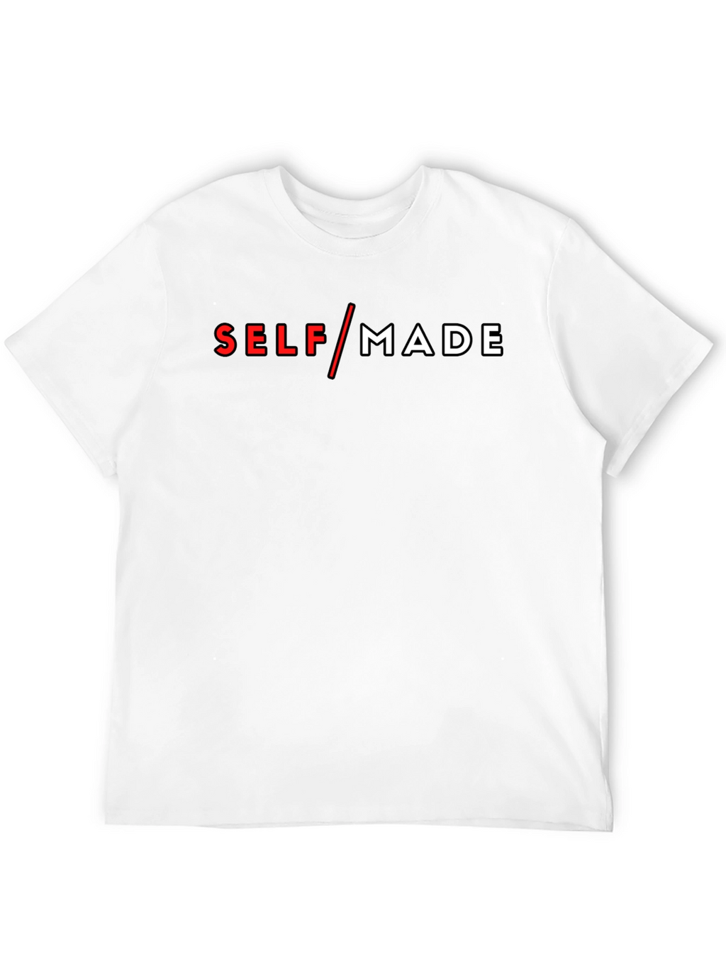 Self Made Black Graphic Tee