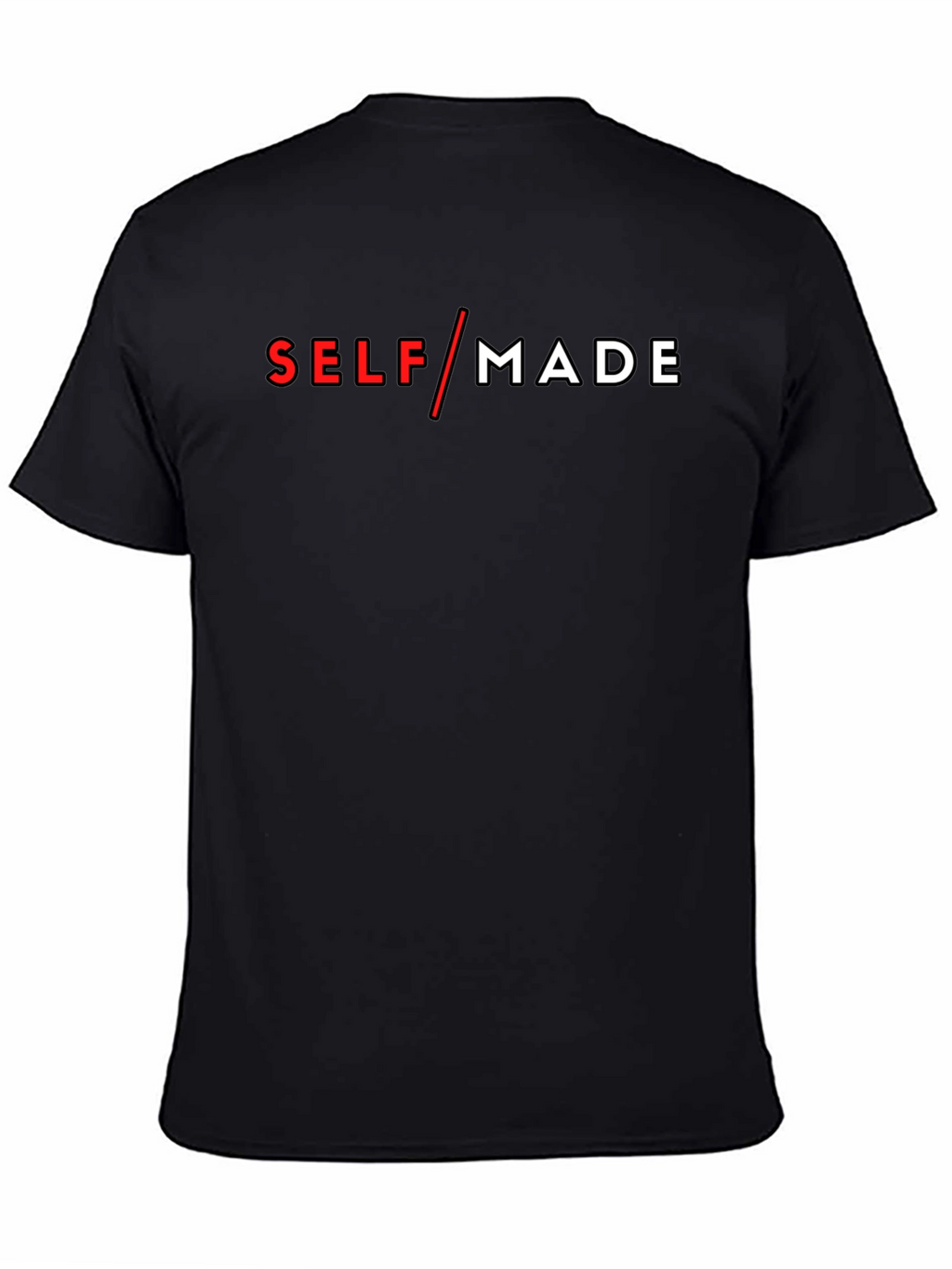 Self Made Black Graphic Tee