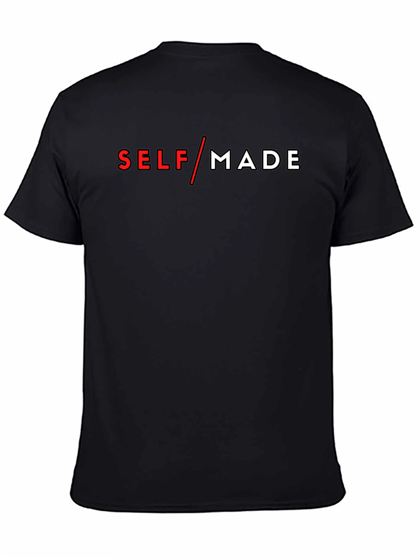 Self Made Black Graphic Tee