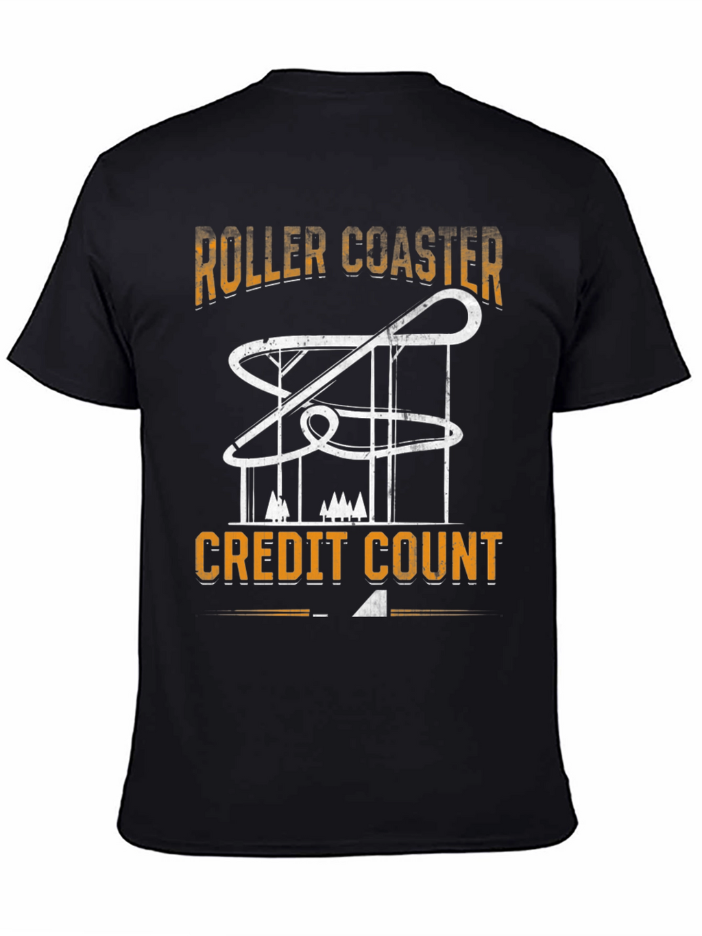 Roller Coaster Credit Count T-Shirt