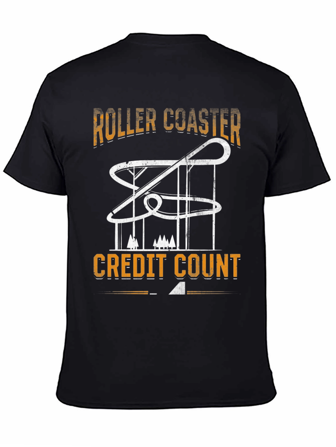 Roller Coaster Credit Count T-Shirt