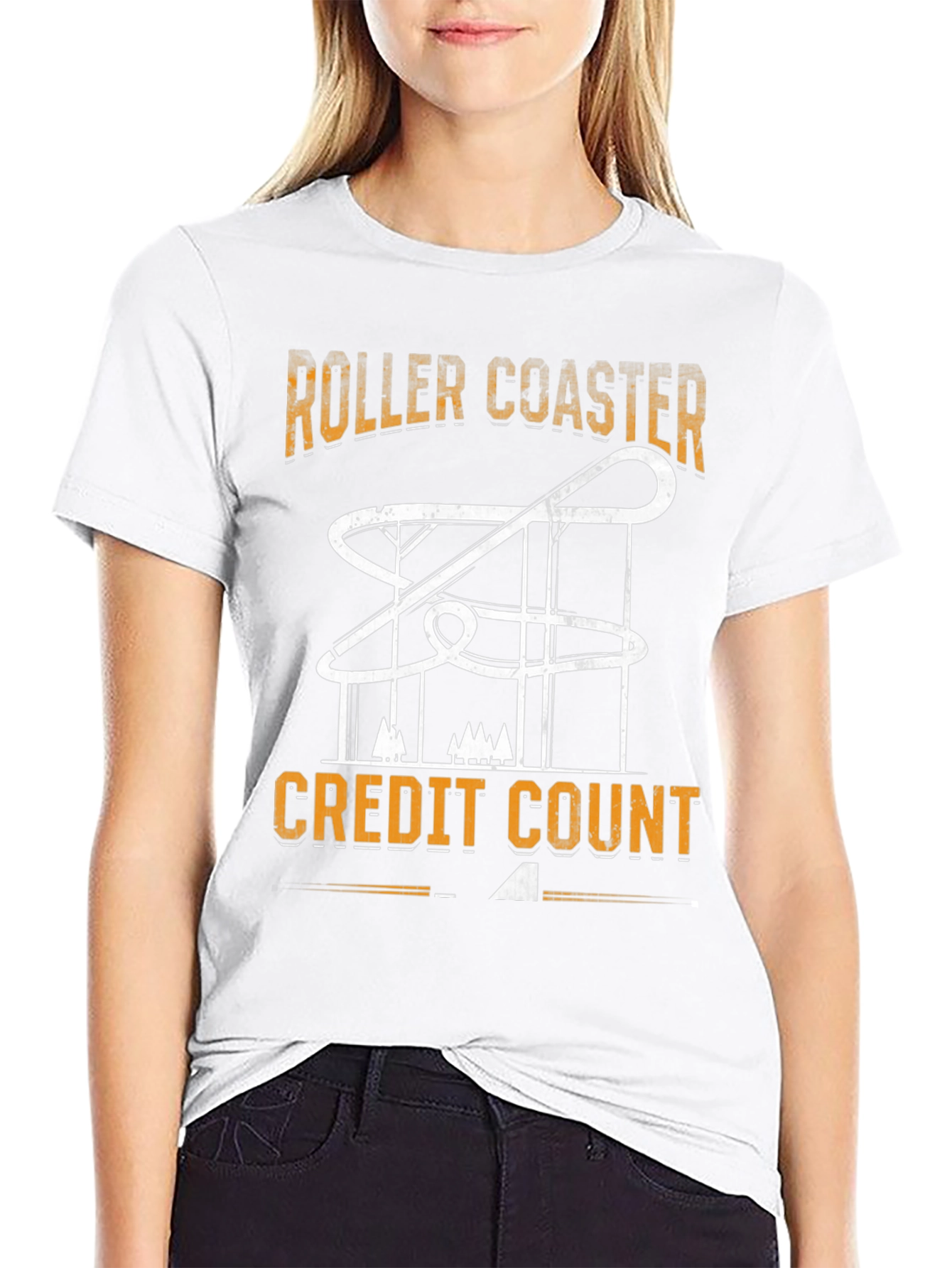 Roller Coaster Credit Count T-Shirt