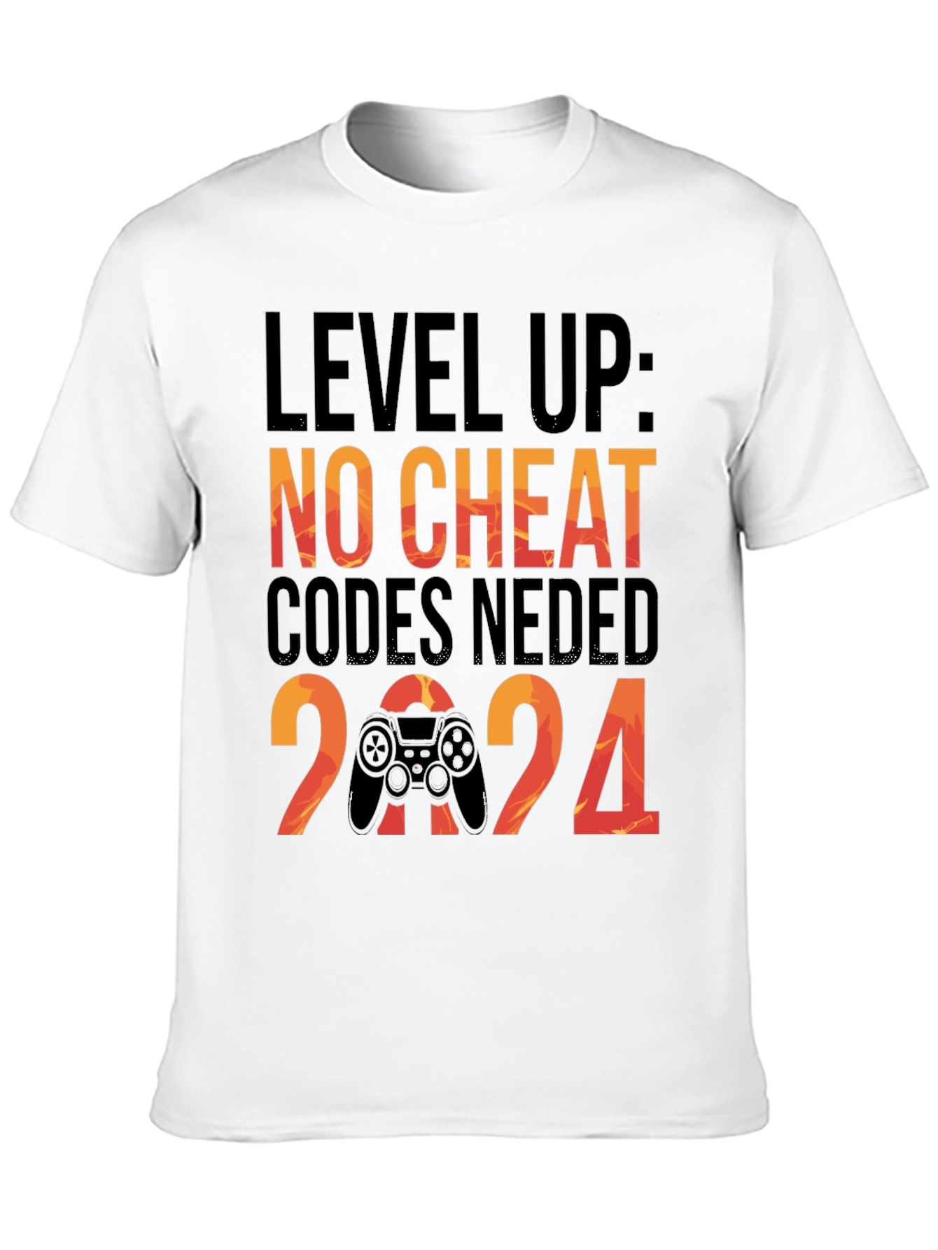 Level Up Gaming T-Shirt: No Cheat Codes Needed!