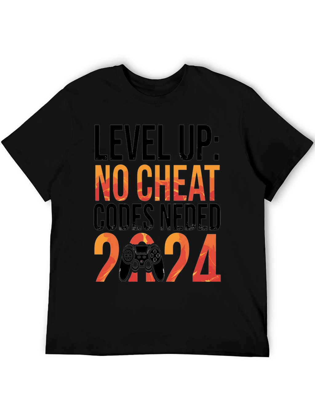 Level Up Gaming T-Shirt: No Cheat Codes Needed!