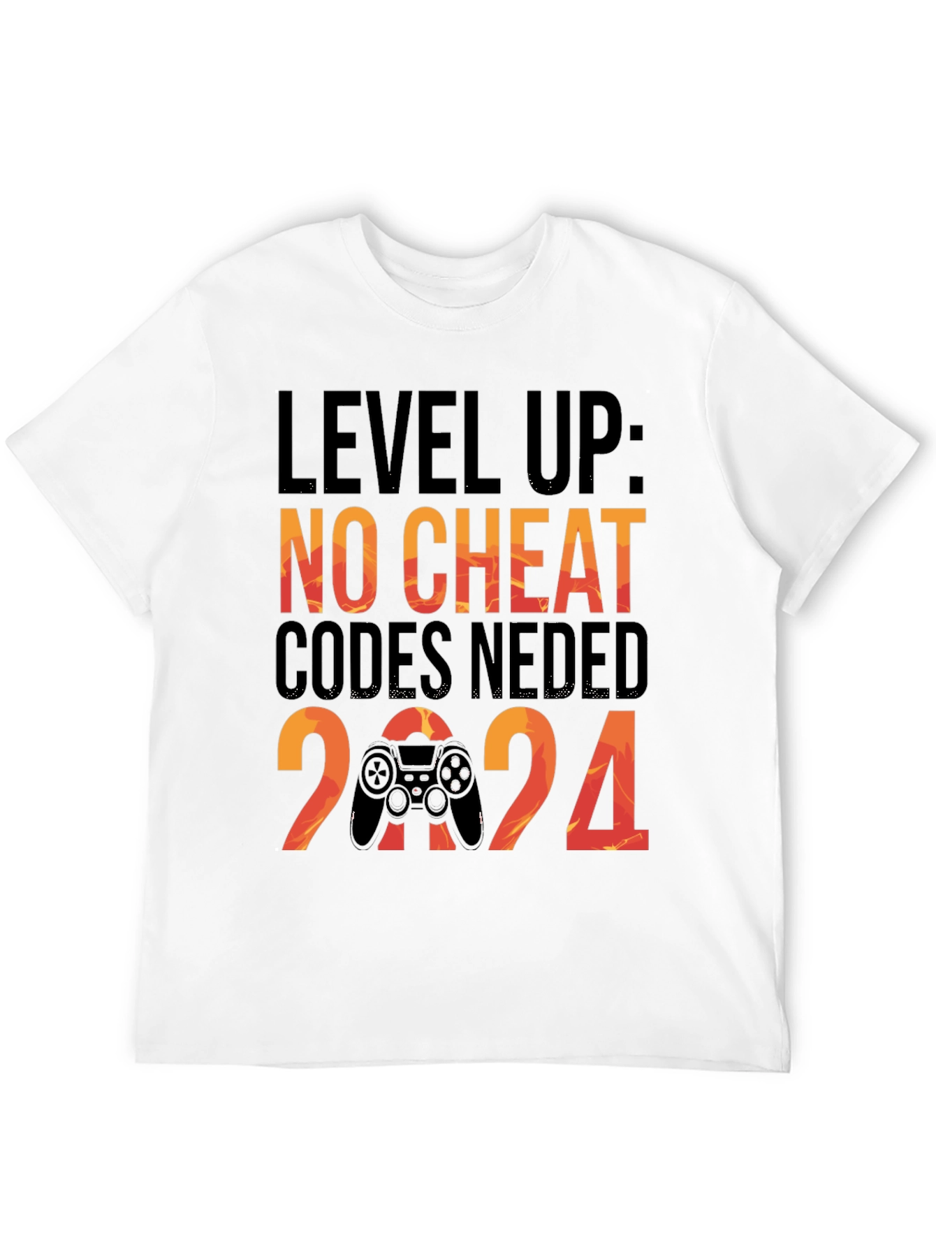 Level Up Gaming T-Shirt: No Cheat Codes Needed!