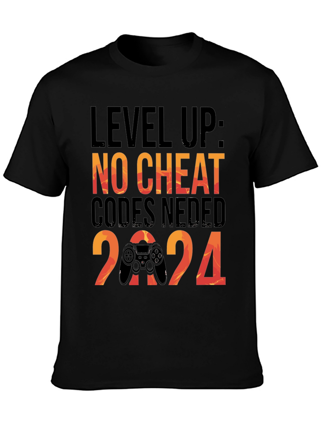 Level Up Gaming T-Shirt: No Cheat Codes Needed!