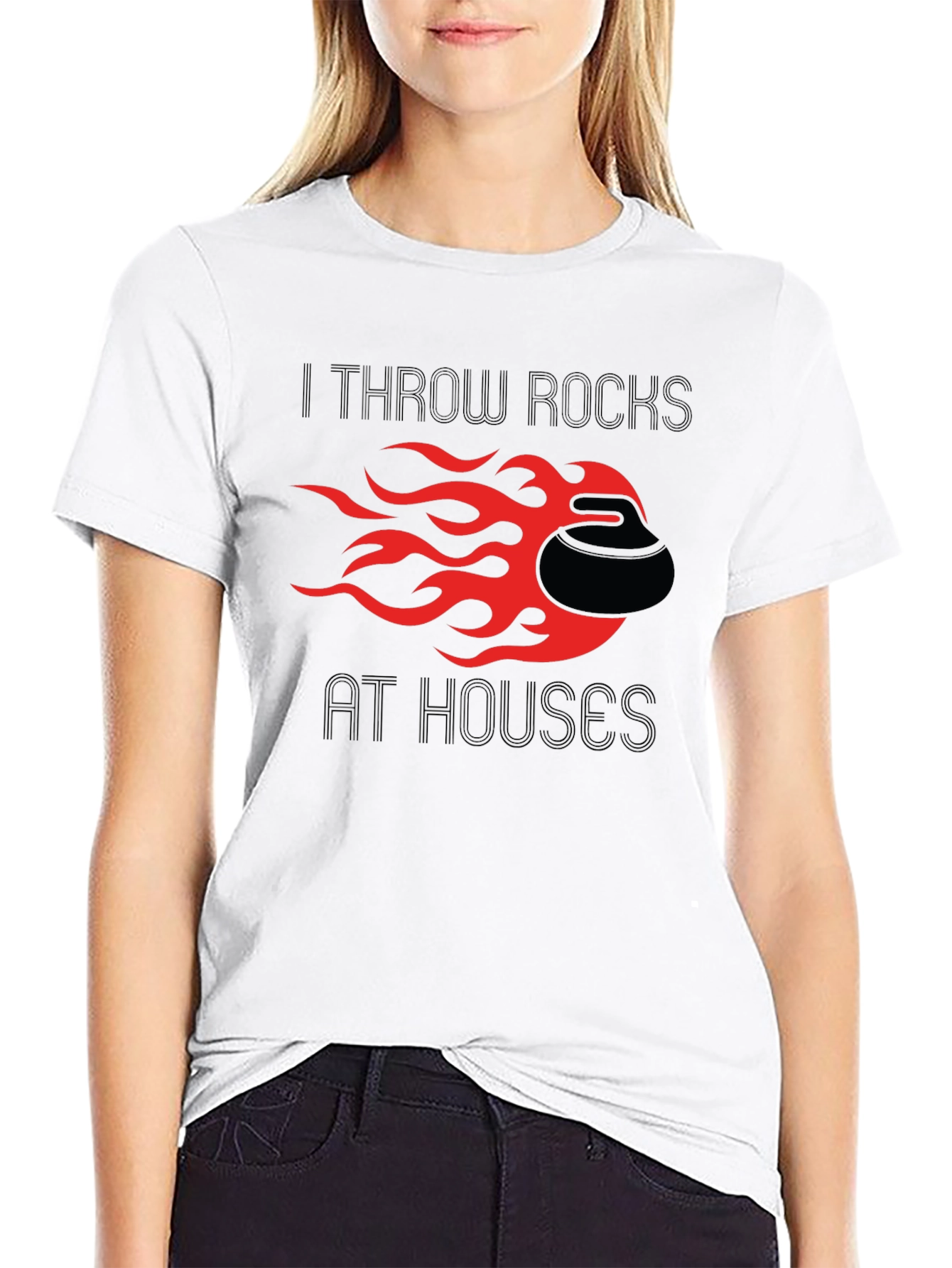 I Throw Rocks at Houses T-Shirt