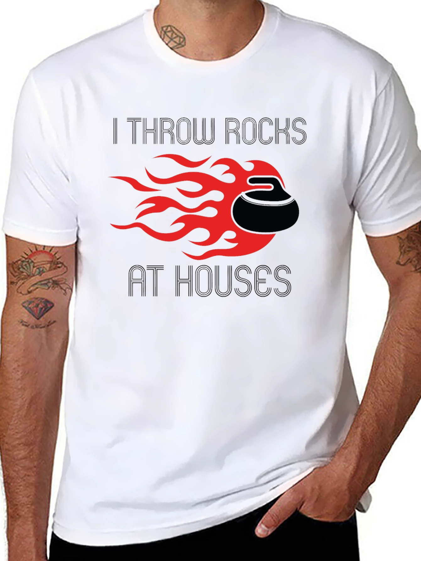 I Throw Rocks at Houses T-Shirt