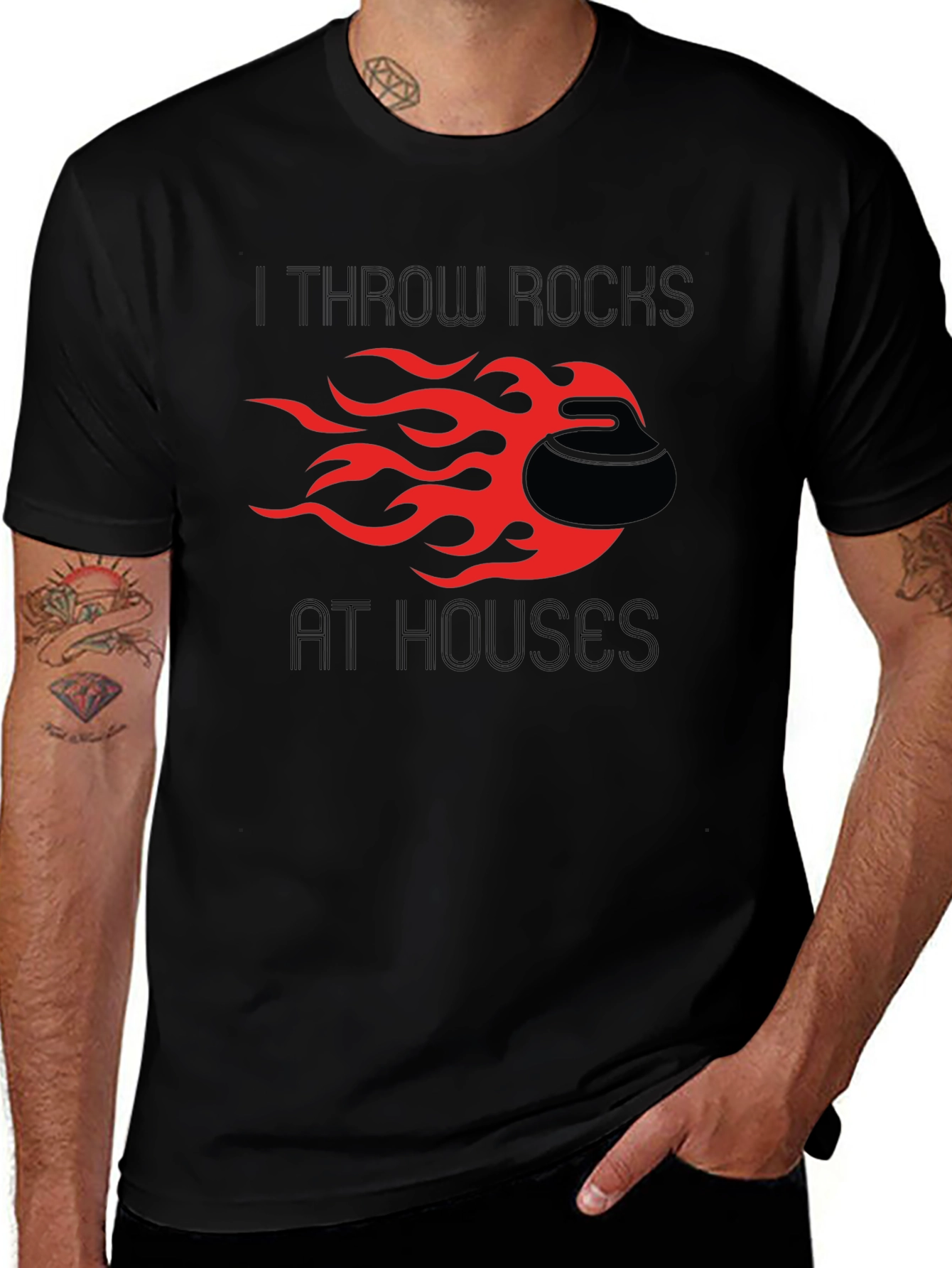 I Throw Rocks at Houses T-Shirt