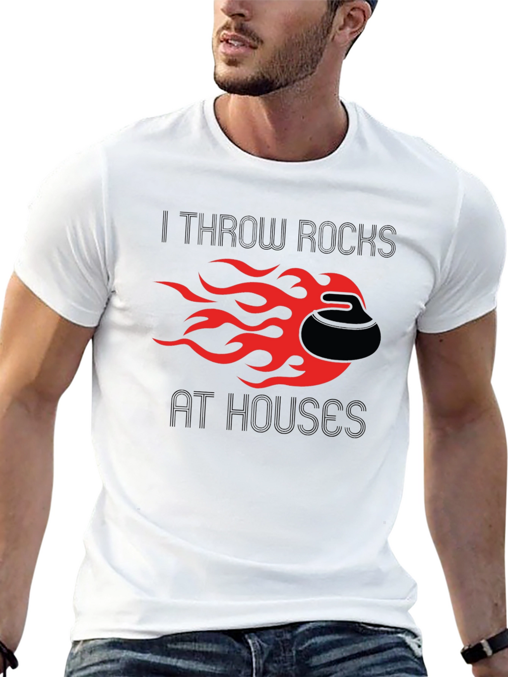 I Throw Rocks at Houses T-Shirt