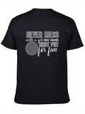 Shot Put Girl T-Shirt - Never Mess Graphic Tee