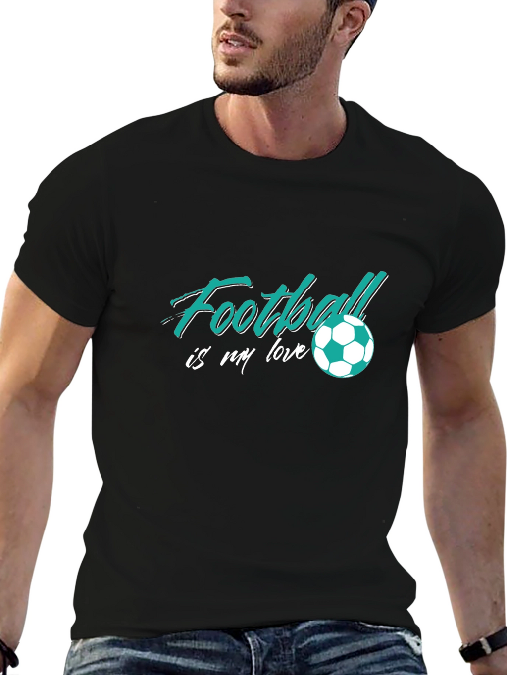 Football is my Love Graphic Tee