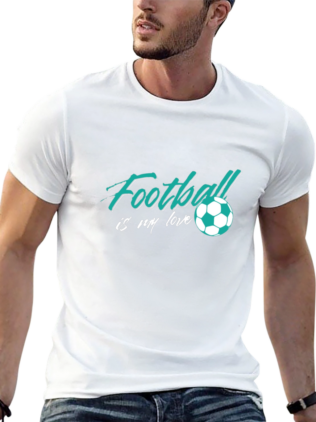 Football is my Love Graphic Tee