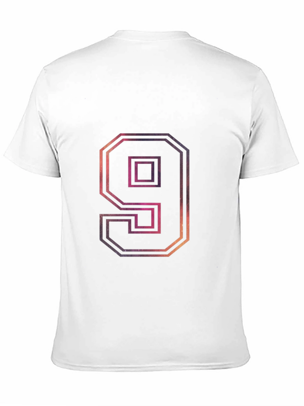 Number 9 Galaxy Graphic Tee - Trendy Design