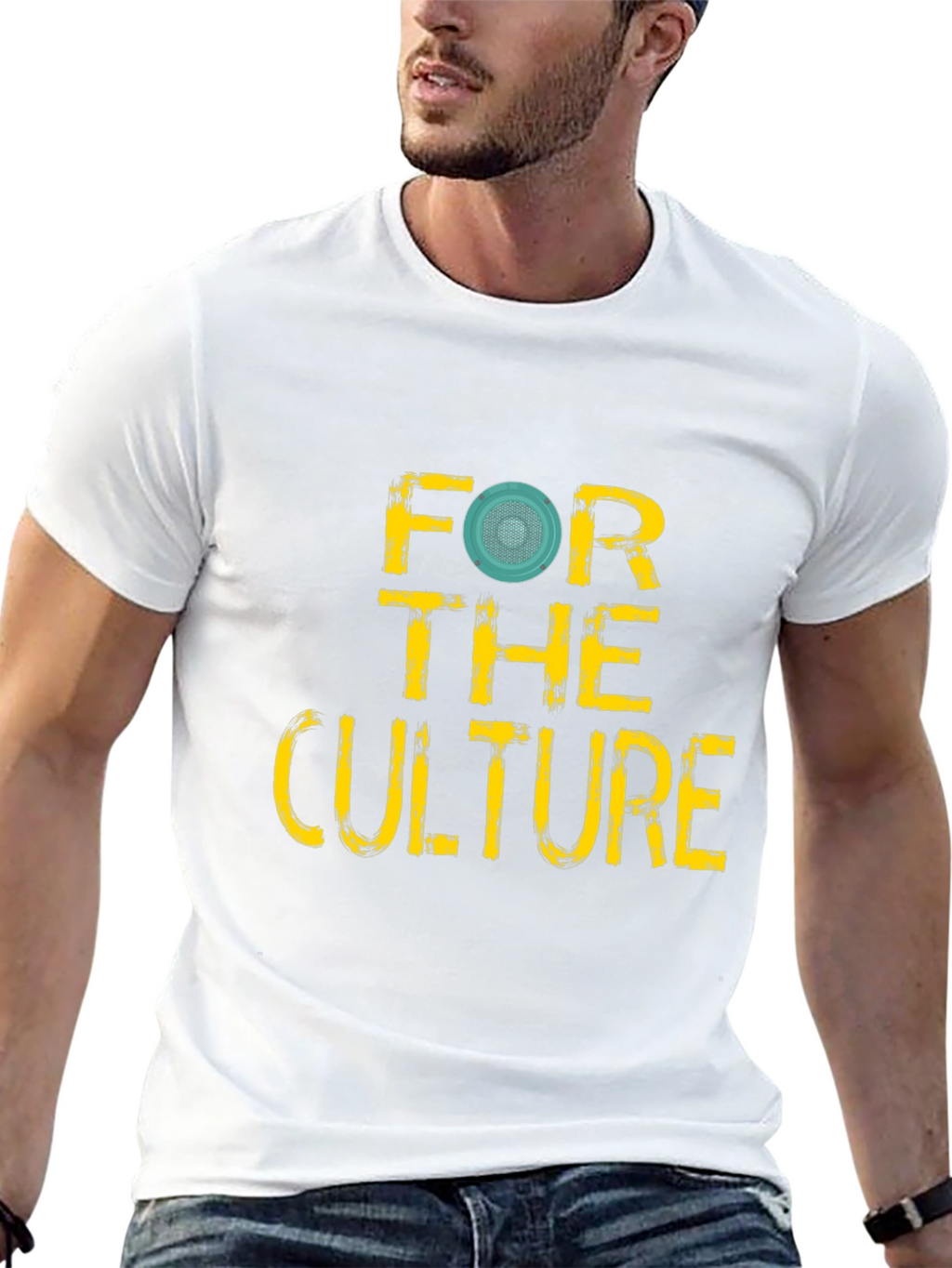 For the Culture Graphic Tee - Black