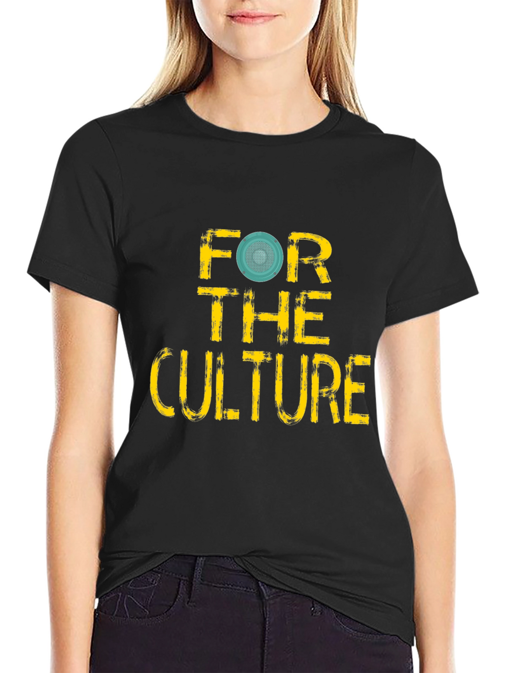For the Culture Graphic Tee - Black