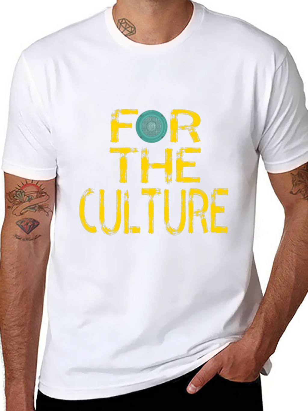 For the Culture Graphic Tee - Black