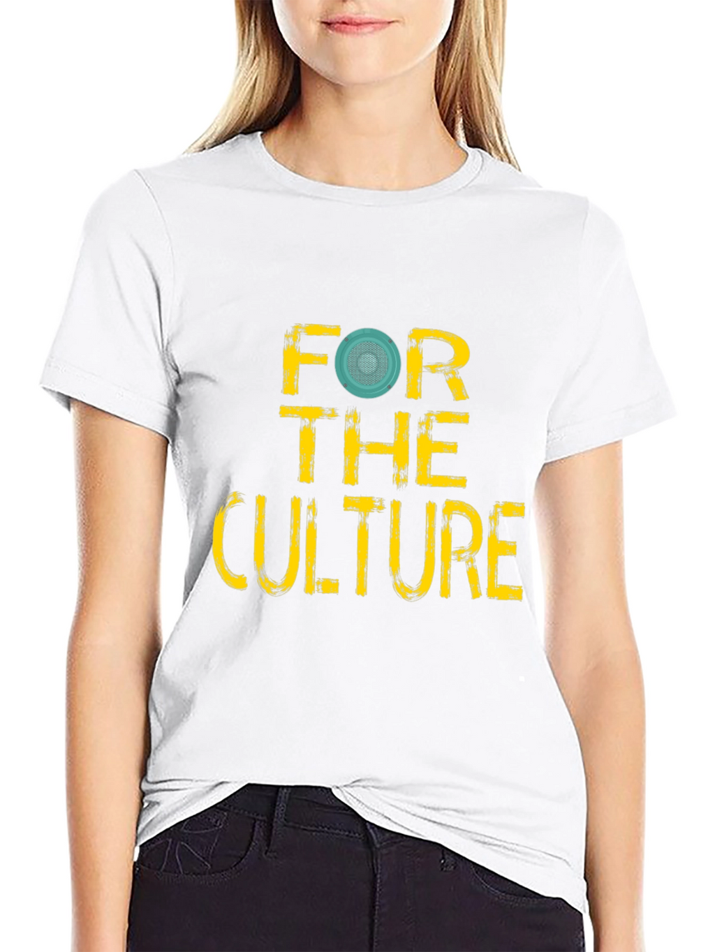 For the Culture Graphic Tee - Black